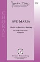 Ave Maria SATB choral sheet music cover